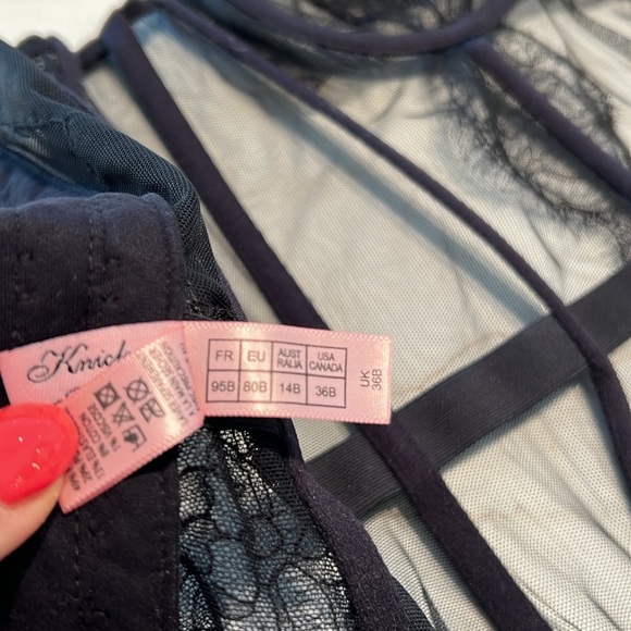 Agent Provocateur Black Lace “Knickers Forever” Basque/Corsett (Size 36B) - Picture 10 of 11